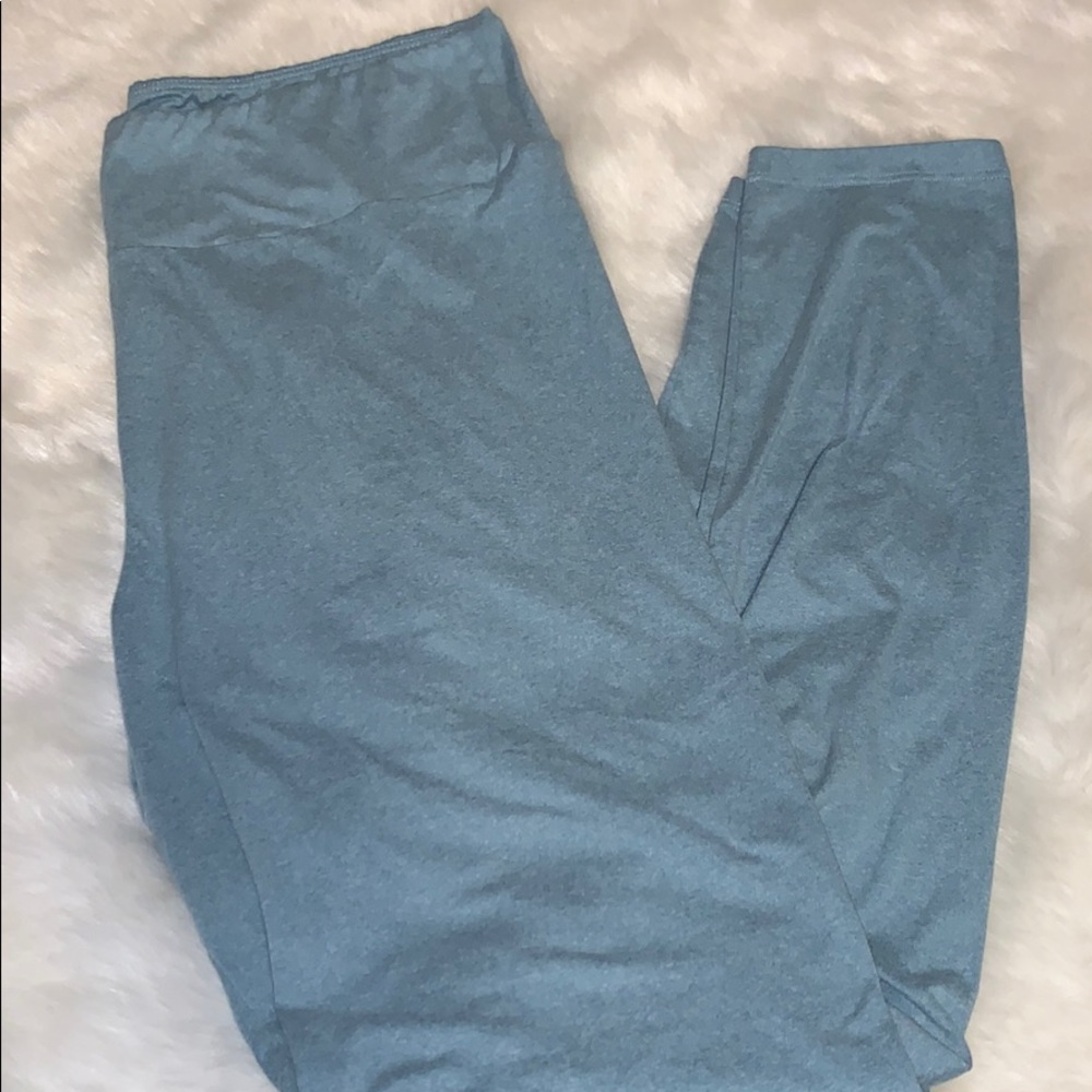 Lularoe tall and curvy light teal leggings